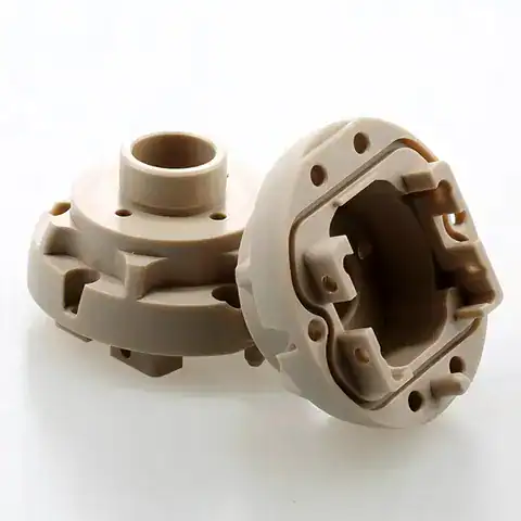 This is a high-precision plastic CNC part manufactured using 6 CNC machines.