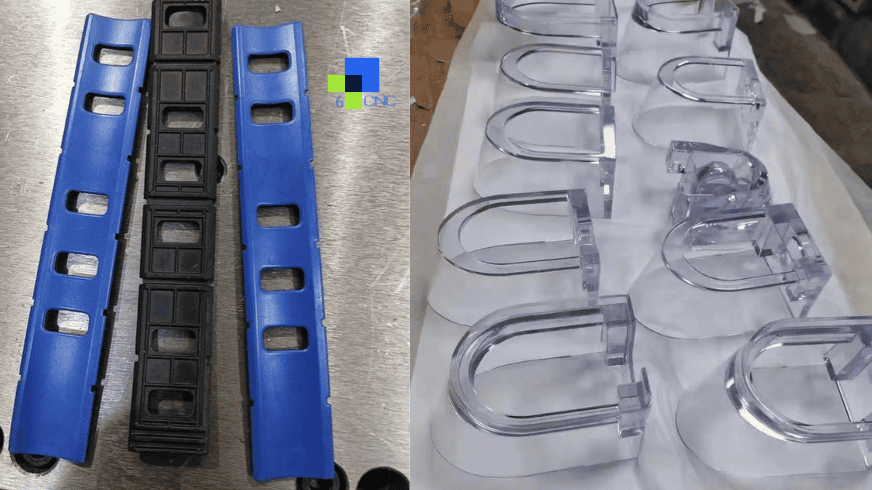 Vacuum casting can be used with various types of materials to manufacture parts