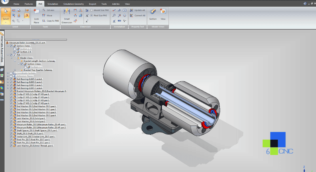CNC-machined parts for rapid prototyping.