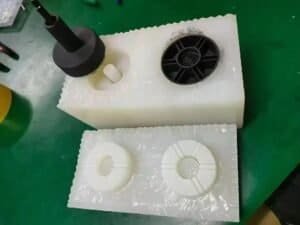 the vacuum casting process makes mass production easy without the need for steel molds.