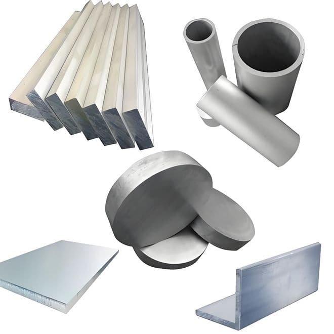 Precise CNC machined metal parts including rods, plates, and custom components for industrial applic.