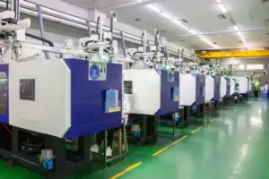 High-precision CNC machining equipment in a manufacturing facility.