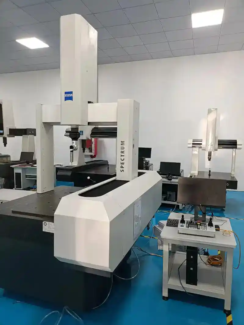 High-precision CNC machining center in a modern manufacturing facility.