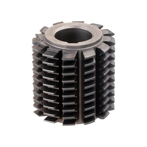 CNC machined gear with cooling fins for industrial applications.