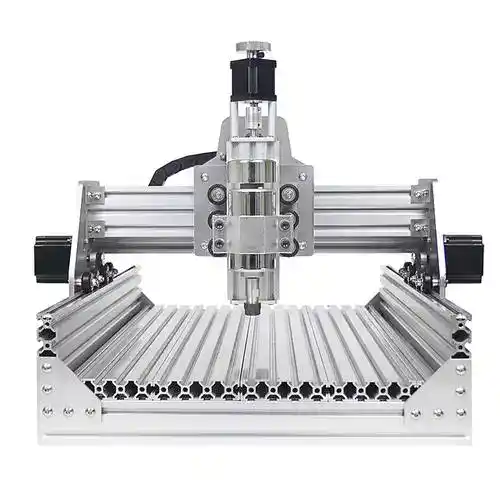 A high-precision CNC milling machine for custom metal parts manufacturing.