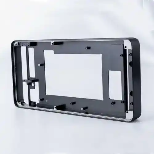 High-precision CNC machine part frame for custom manufacturing and machining services.