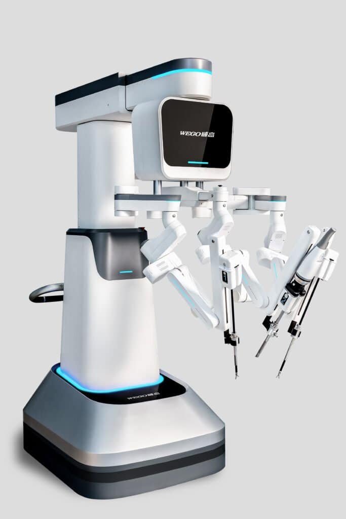 High-precision industrial robotic arm for CNC machining and manufacturing processes.