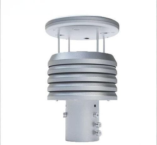 High-precision weather radar sensor with multiple cooling fins and mounting base.