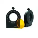 cnc machining of lens holders, manufacturing of optical experiment lens holders, prototyping of polarizer holders