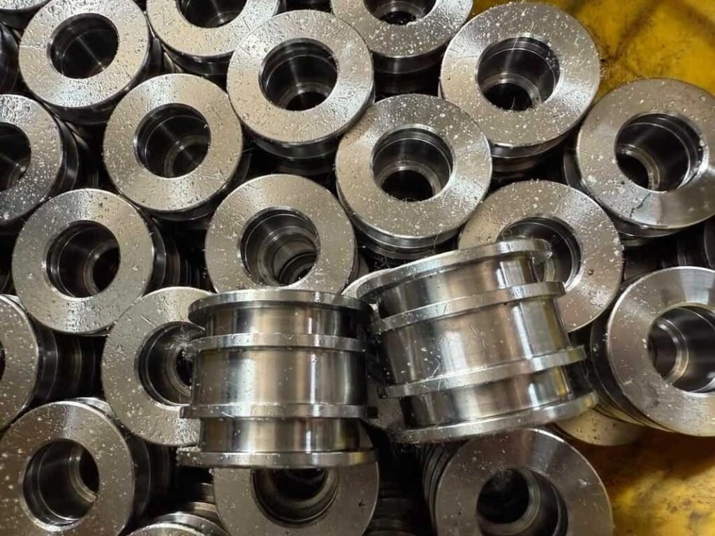 CNC-machined metal components