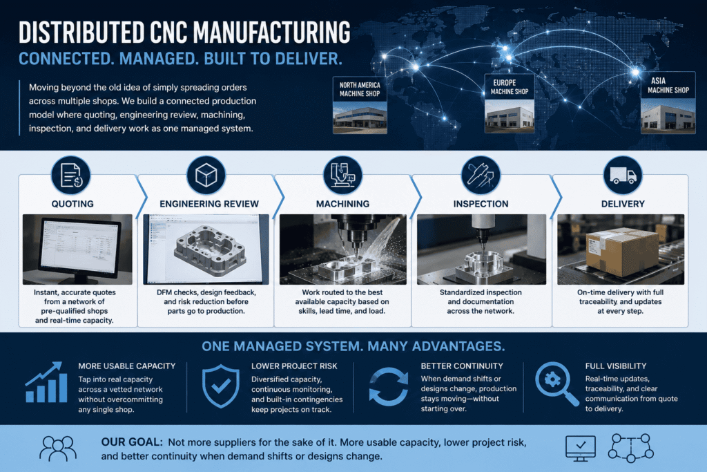 Hochpräzise CNC-Fertigung mit Prüf- und Lieferphasen bei 6CNC.