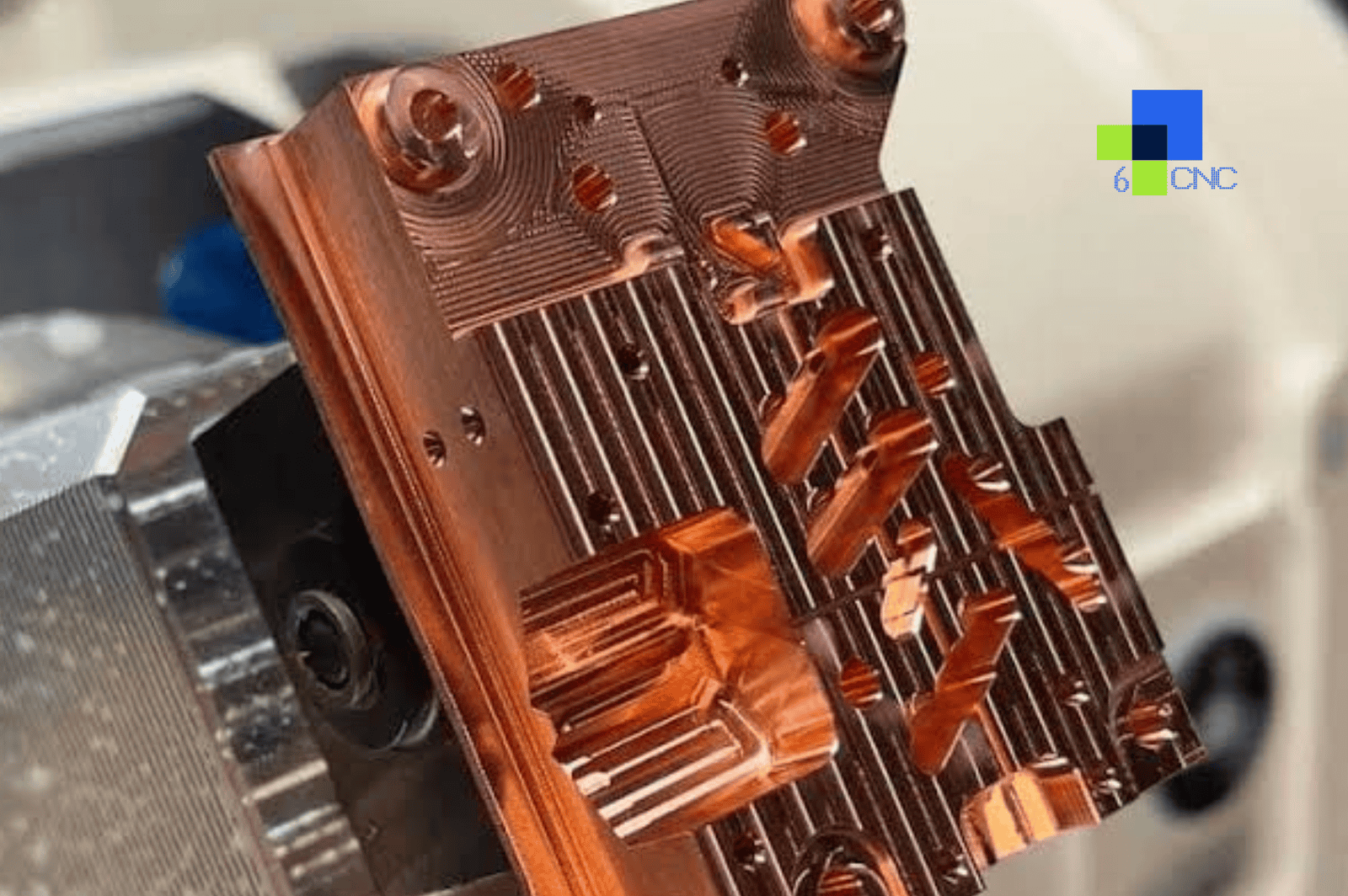 Copper machining example