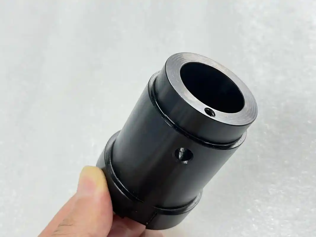 Turned steel sleeve reference; exact grade follows the drawing
