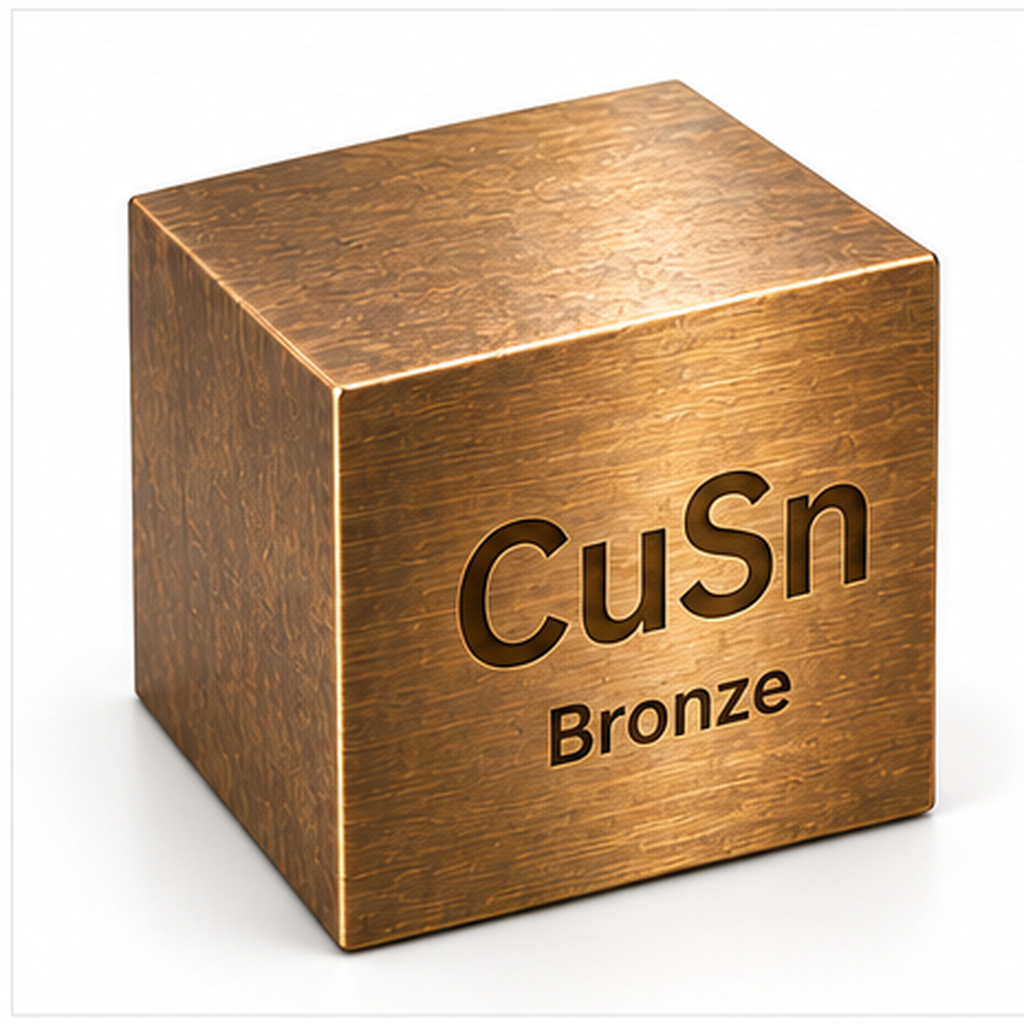 Darstellung des Werkstoffs Bronze