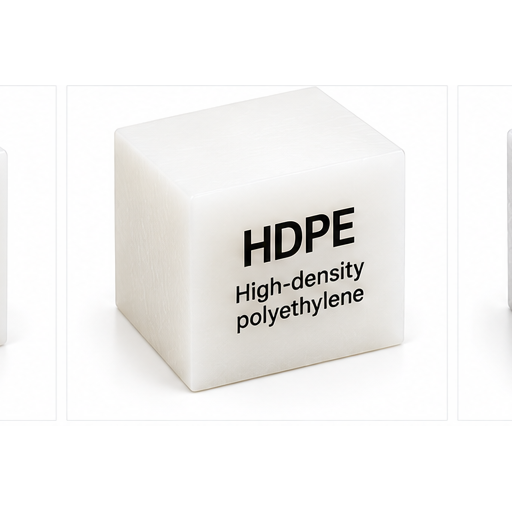 Darstellung des Werkstoffs HDPE / Polyethylen hoher Dichte