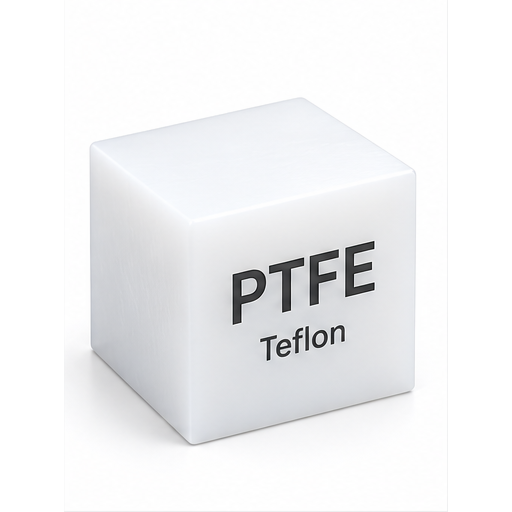 Darstellung des Werkstoffs PTFE / Teflon