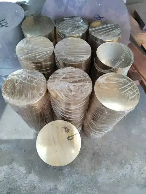 Bronze round stock for machined components