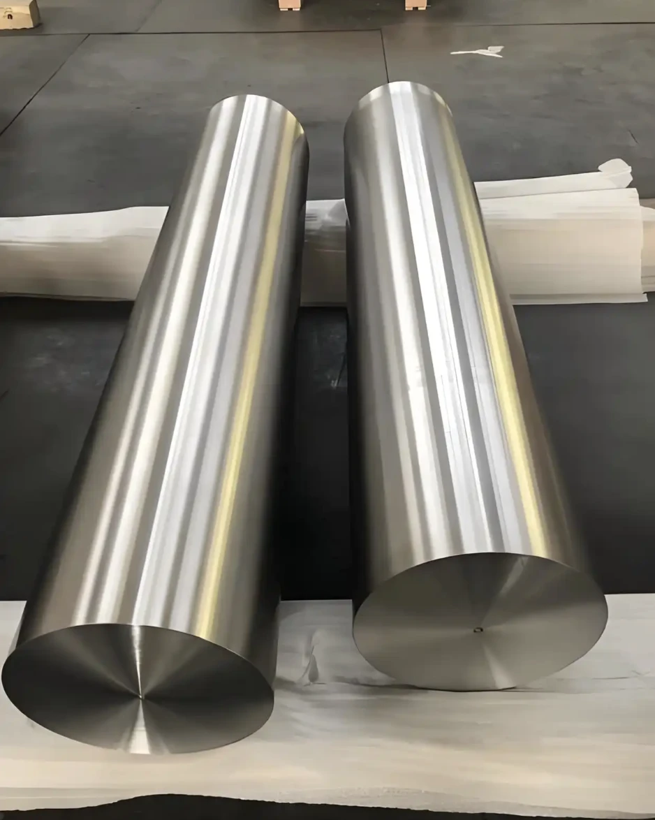 Nickel alloy cylindrical stock for precision machining