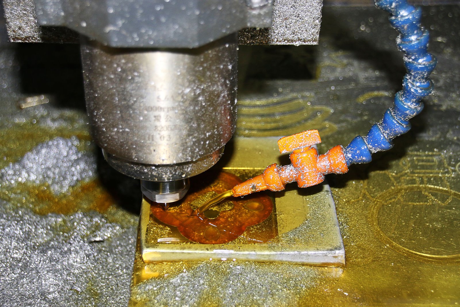 CNC-Fräsaufbau