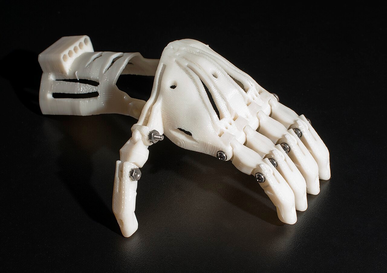 3D-printed prosthetic hand