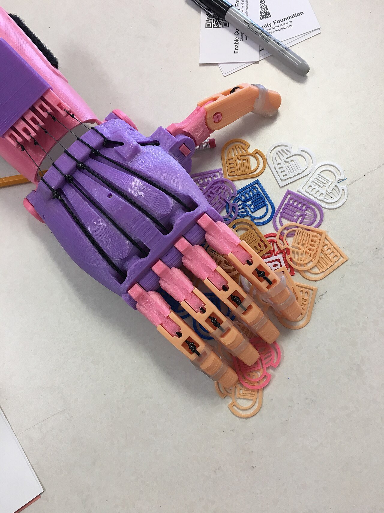 3D-printed assistive device
